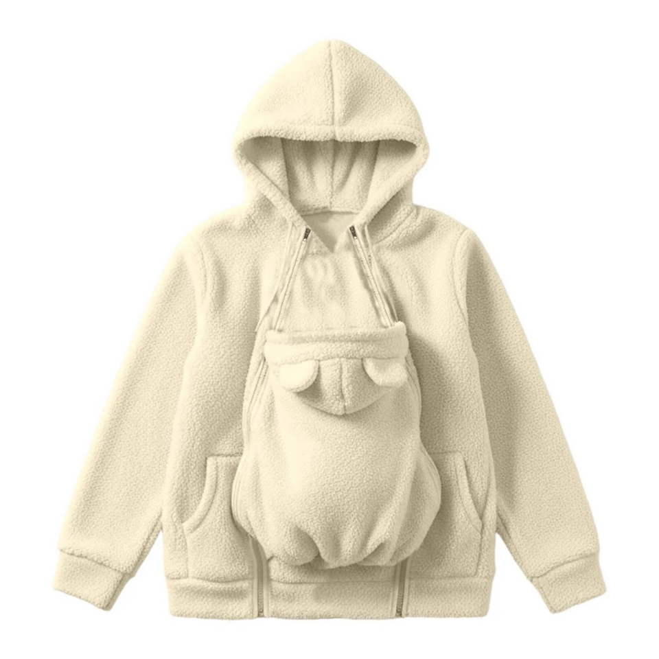 MamaNest – Warm & praktisch – 2-in-1-Tragejacke für Mama und Baby