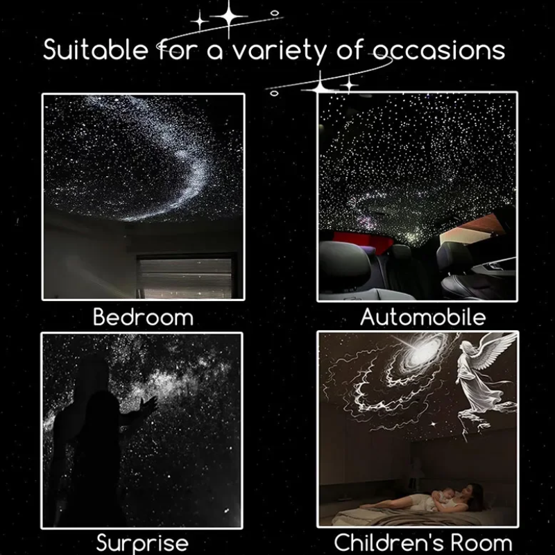 NightSky – Dimmbar & magisch im Schlafzimmer – LED-Galaxy-Lampe