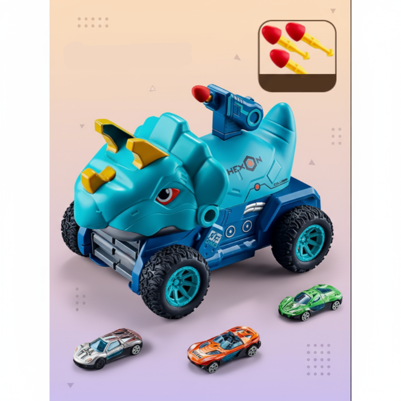 TurboRex – Abenteuerlich & interaktiv – Dinosaurier-Spielzeugauto