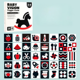 VisionBook – Lehrreich & informativ – Baby-Kognitionskartenbuch