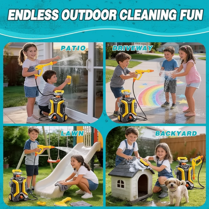 PowerWash – Sicher & spielerisch – Autowaschspielzeug für Kinder