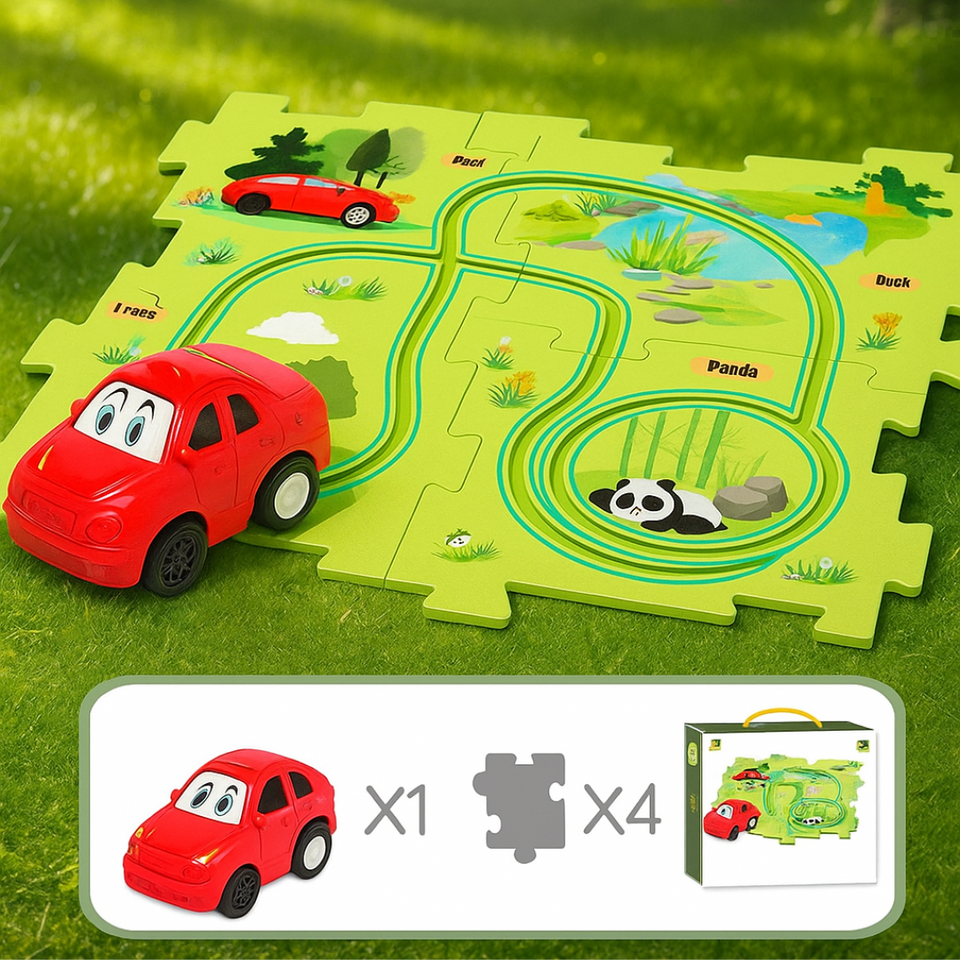 Car Track™ - Bauen, spielen und entdecken - Spielzeugauto-Set