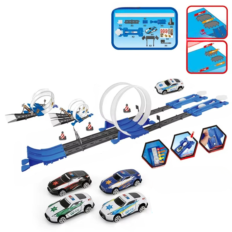 Double Race Track™ - Kreativ und lustig - Looping-Rennstrecke