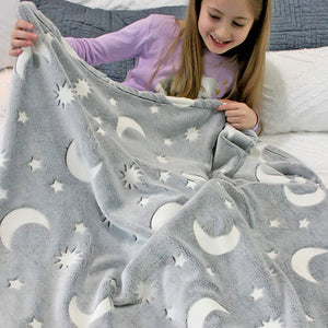 Glow In The Dark Blanket™ - Funkelnde Träume - Decke mit Nachtlichtern