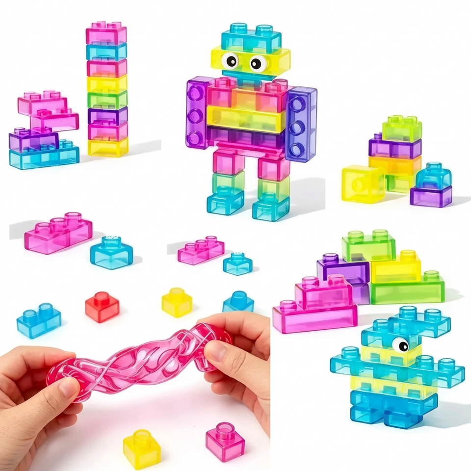 JellyBuild – Weich & Kreativ – Flexible Jelly-Bausteine