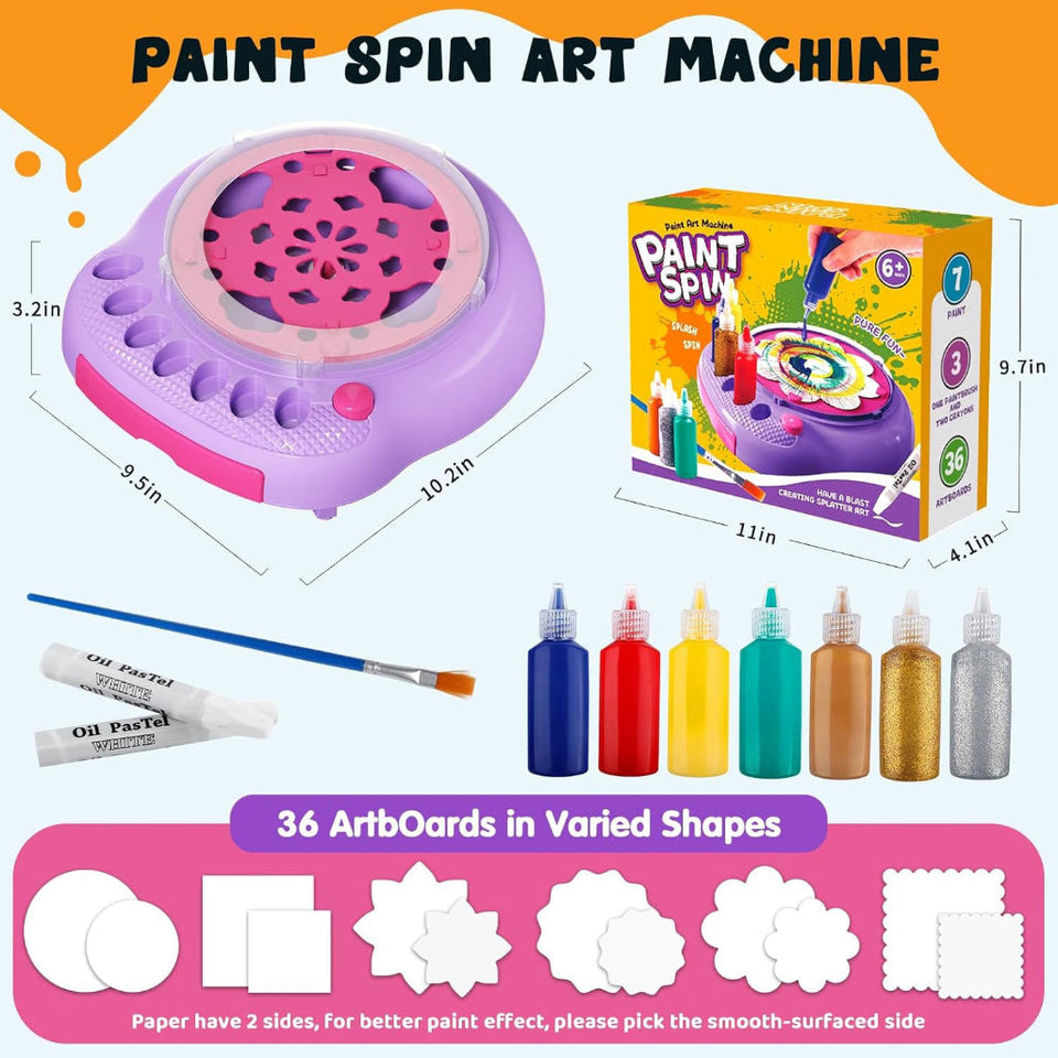 SpinArt – Kreativ & Lernreich – DIY-Farbspinnmaschine