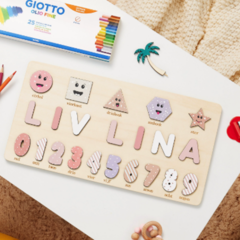 Woods™ - Genieße ein Puzzle mit deinem eigenen Namen! - Personalisiertes Puzzle