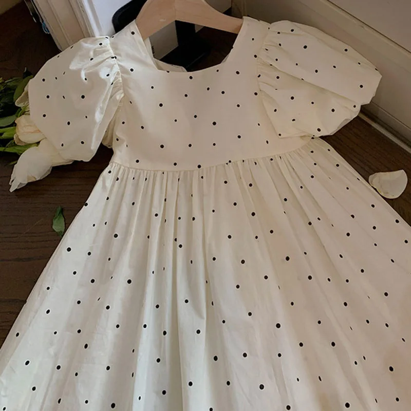 LittleTwinkle – Weich & bequem – Kinderkleid mit doppelten Schleifen