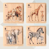ZooStack – Holz & Interaktiv – Tier-Blockpuzzle