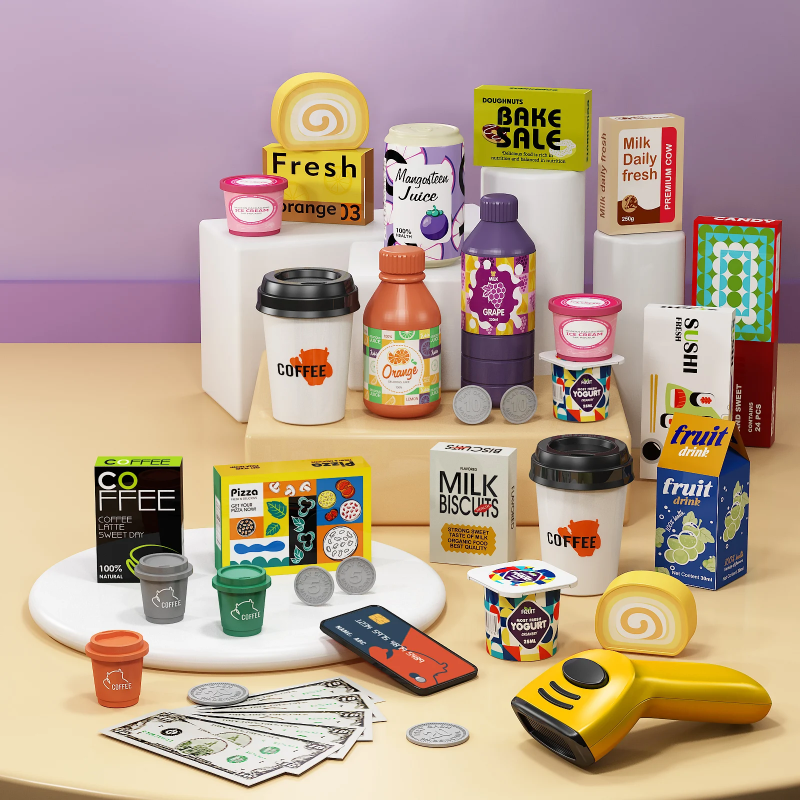PlaySmart – Kreativ & Lernreich – Supermarkt-Spielset