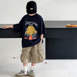 MushroomPlay – Casual & Streetwear – Oversized-T-Shirt mit Pilz-Print