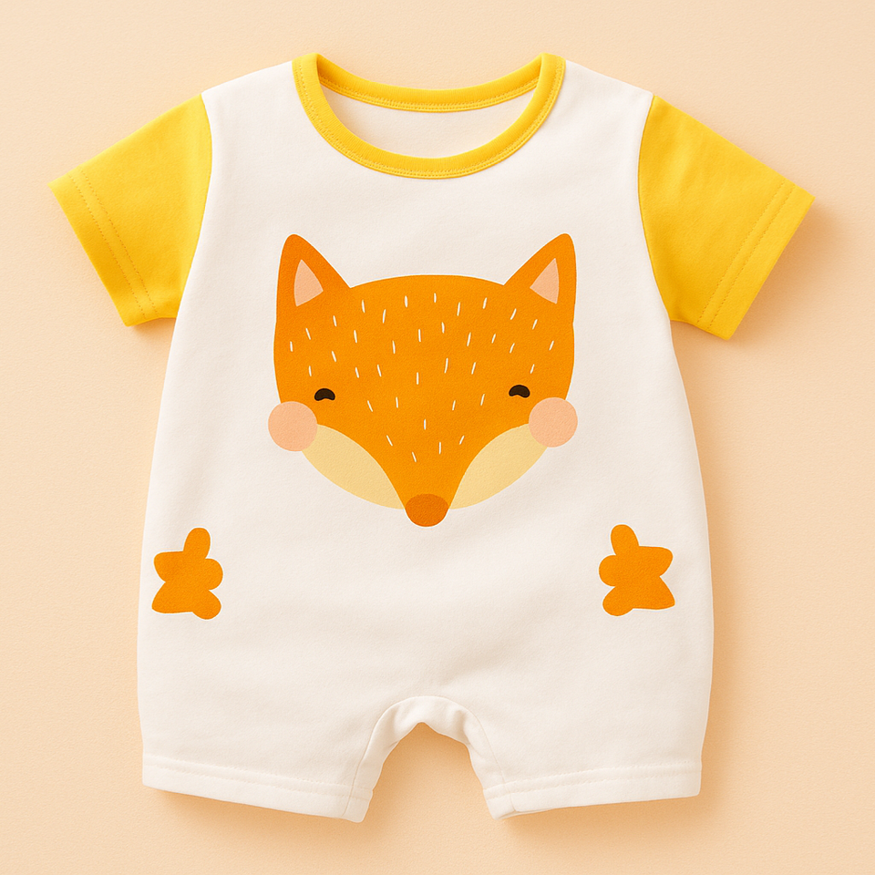 Mini Fashion™ - Komfort für jede Nacht - Kurzärmeliger Pyjama-Body