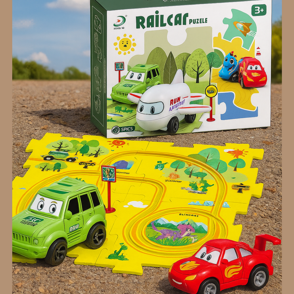 Car Track™ - Bauen, spielen und entdecken - Spielzeugauto-Set