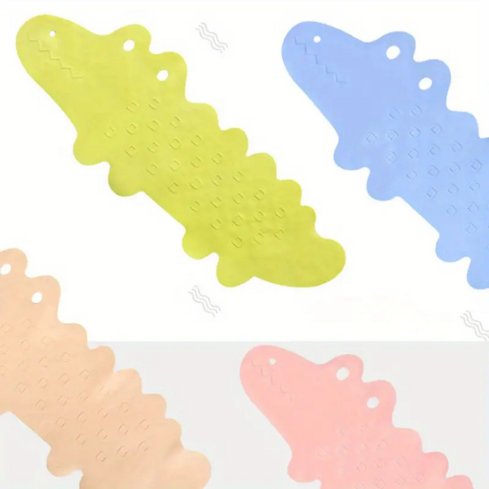 AquaJoy – Rutschfest & sicher – Kinderbadematte Krokodil
