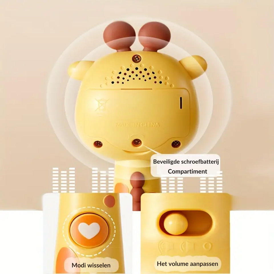 TinyZintuig – Sicher & lehrreich - Babyrassel für die sensorische Entwicklung