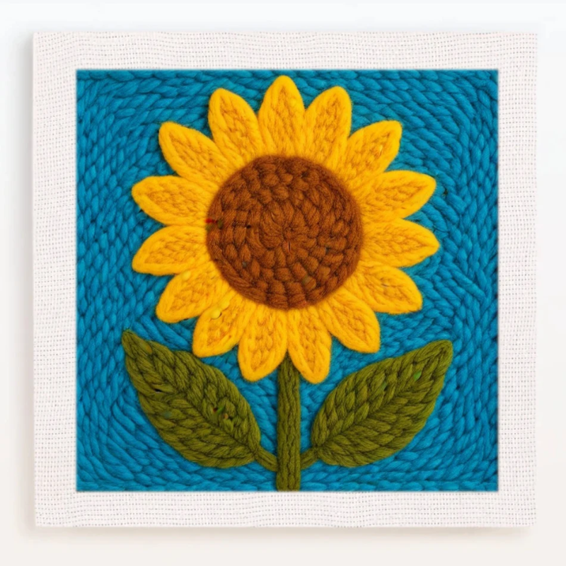 ThreadArt – Handgefertigt & farbenfroh – Tier-Stickset