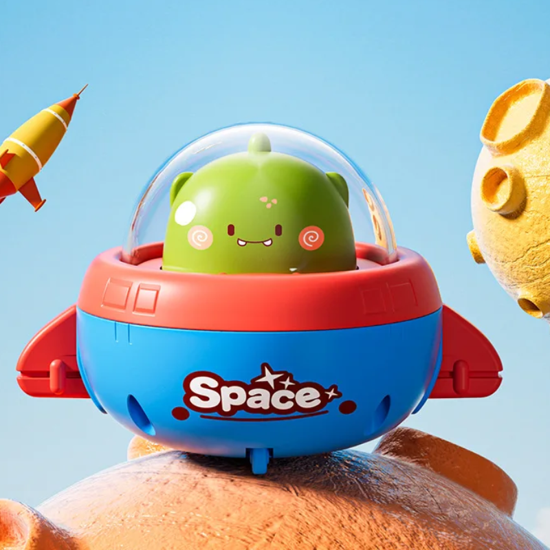 Push and Go UFO Toy – Motorik & Spiel – UFO Spielzeug