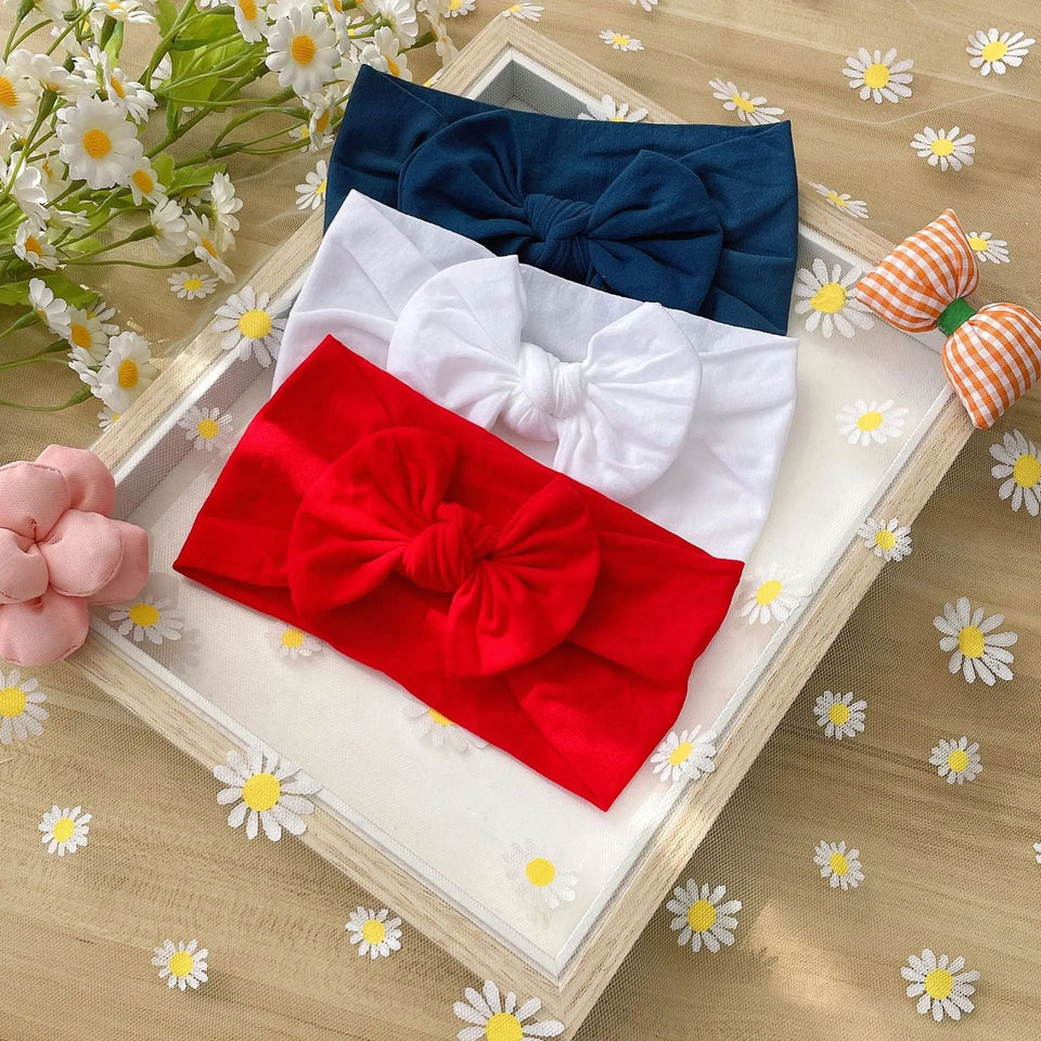 Mini Fashion – Modisch & weich – Kinder-Schleifen-Stirnbänder