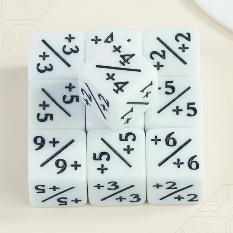 RollSmart – Spielerisch & lehrreich – D6-Würfel für Kartenspiele