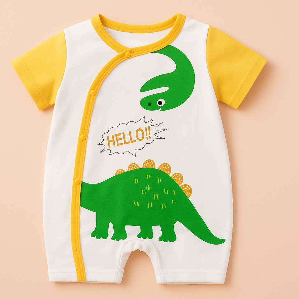 Mini Fashion™ - Komfort für jede Nacht - Kurzärmeliger Pyjama-Body