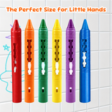 DoodleBath – Farbenfroh & verspielt – 6-teiliges Badekreide-Set