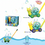 BubbleBuddy – Verspielt & interaktiv – Schnecke mit Seifenblasen