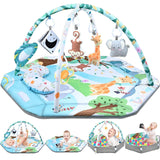 SensoryHaven – 8-in-1 Wachstum & Spiel – Baby-Spielmatte