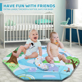 SensoryHaven – 8-in-1 Wachstum & Spiel – Baby-Spielmatte