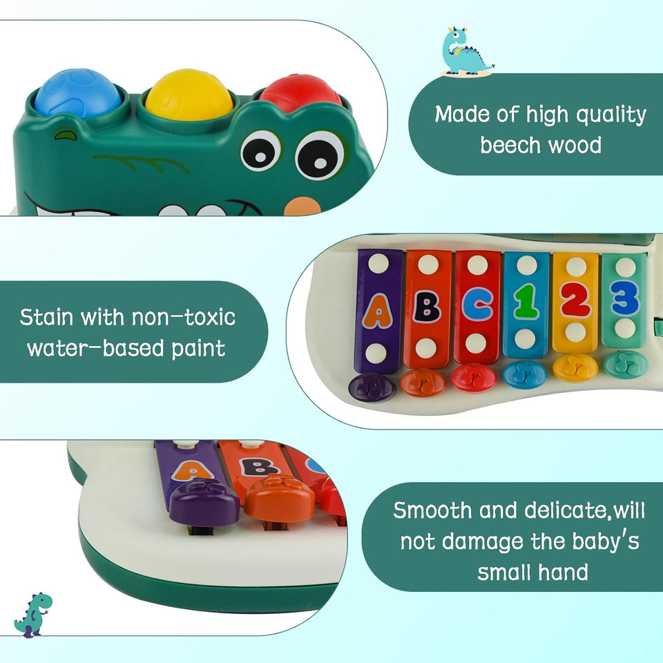 GatorBeats – Musikalisch & unterhaltsam – Hammer-Xylophon-Spielzeug