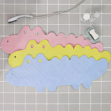 AquaJoy – Rutschfest & sicher – Kinderbadematte Krokodil