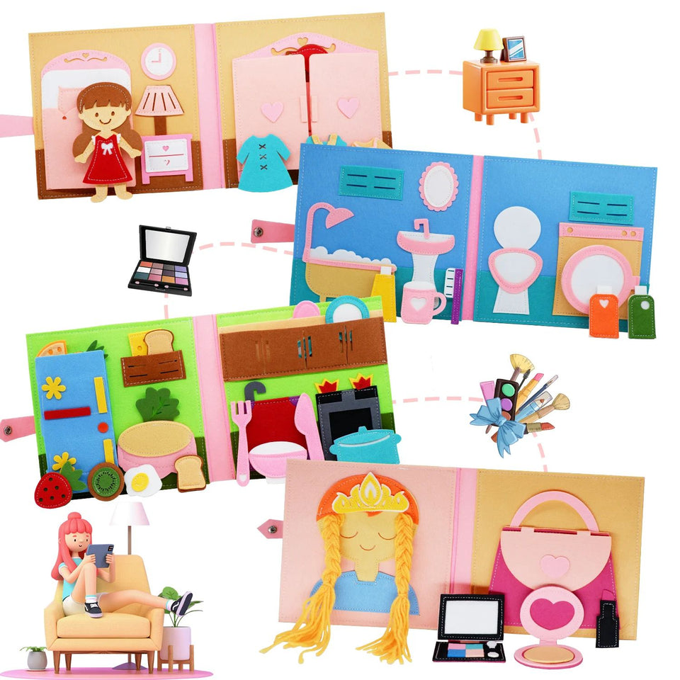 Life Skills Book – Spielen & Lernen – Aktivitätsbuch Kleinkind