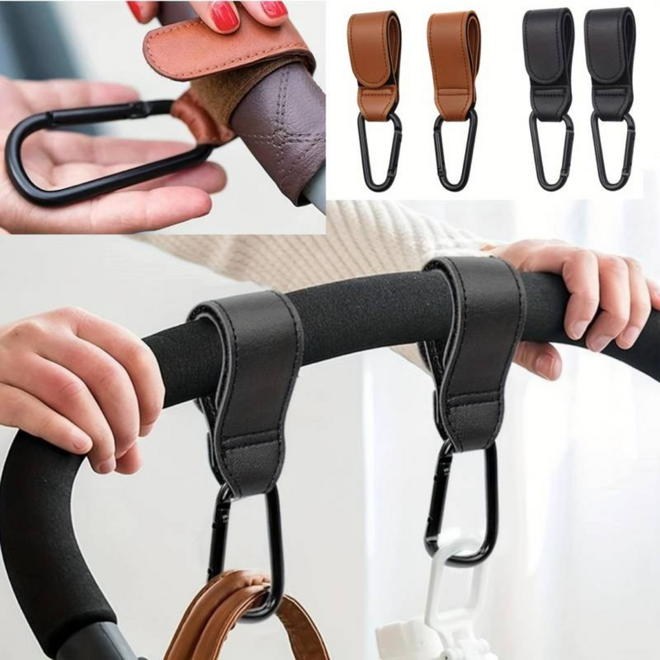 EasyCarry – Immer gut organisiert – Kinderwagenhaken-Set