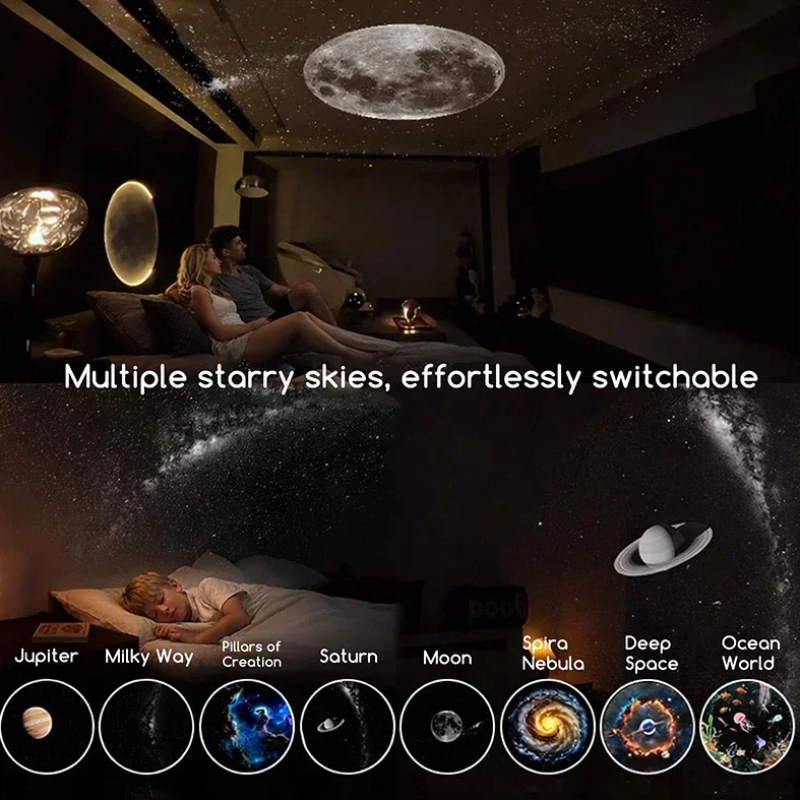 NightSky – Dimmbar & magisch im Schlafzimmer – LED-Galaxy-Lampe