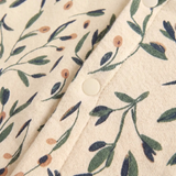 FloraCozy – Weich & warm – Winter-Strampler für Baby-Mädchen mit Blumenmuster