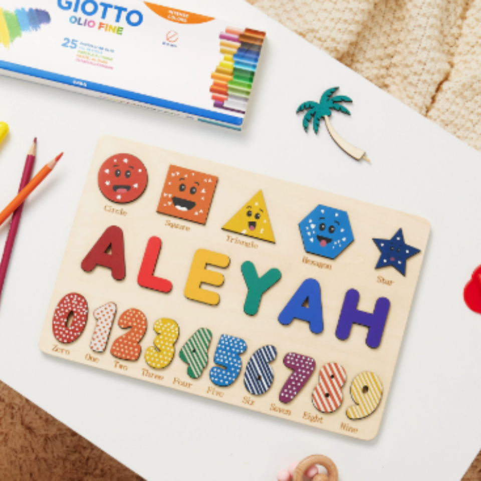 Woods™ - Genieße ein Puzzle mit deinem eigenen Namen! - Personalisiertes Puzzle