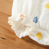 LittleBlossom – Sommerlich, bequem und stilvoll – Baby-Sling-Body mit Hut