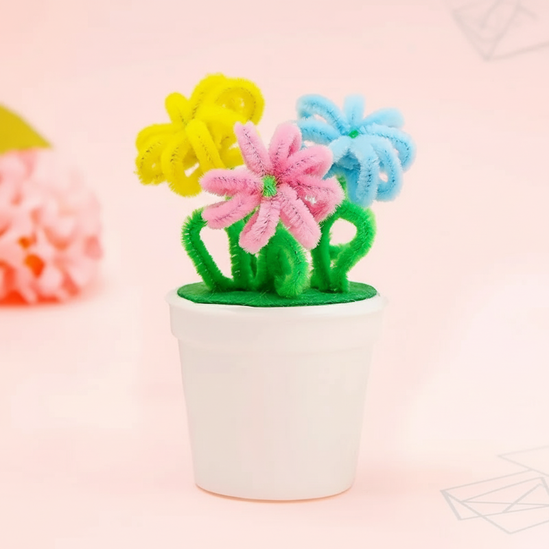 CraftBloom – Bunt & Kreativ – DIY-Blumentopf-Bastelset