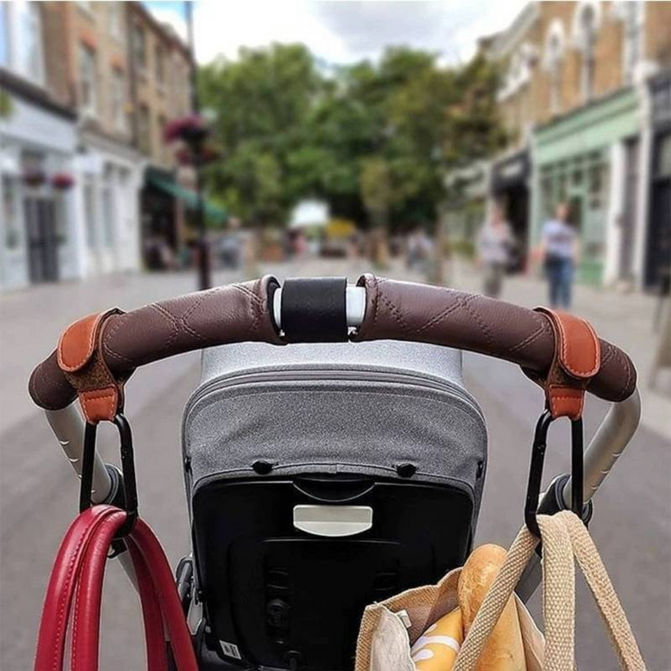 EasyCarry – Immer gut organisiert – Kinderwagenhaken-Set