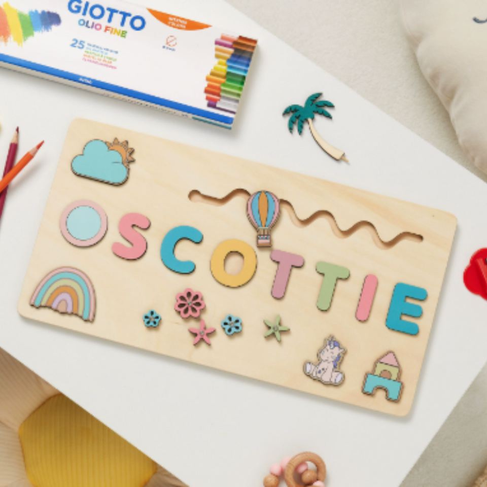 Woods™ - Genieße ein Puzzle mit deinem eigenen Namen! - Personalisiertes Puzzle