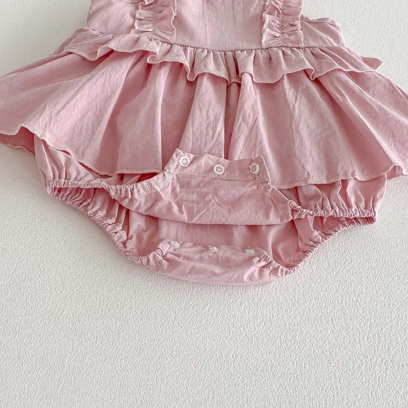 TinyBloom – Süß & weich – Kleid für Babys und Kleinkinder mit Rüschen