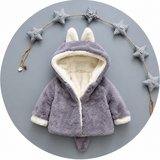 CozyPrincess – Warm & weich – Plüschjacke für Mädchen mit Kapuze