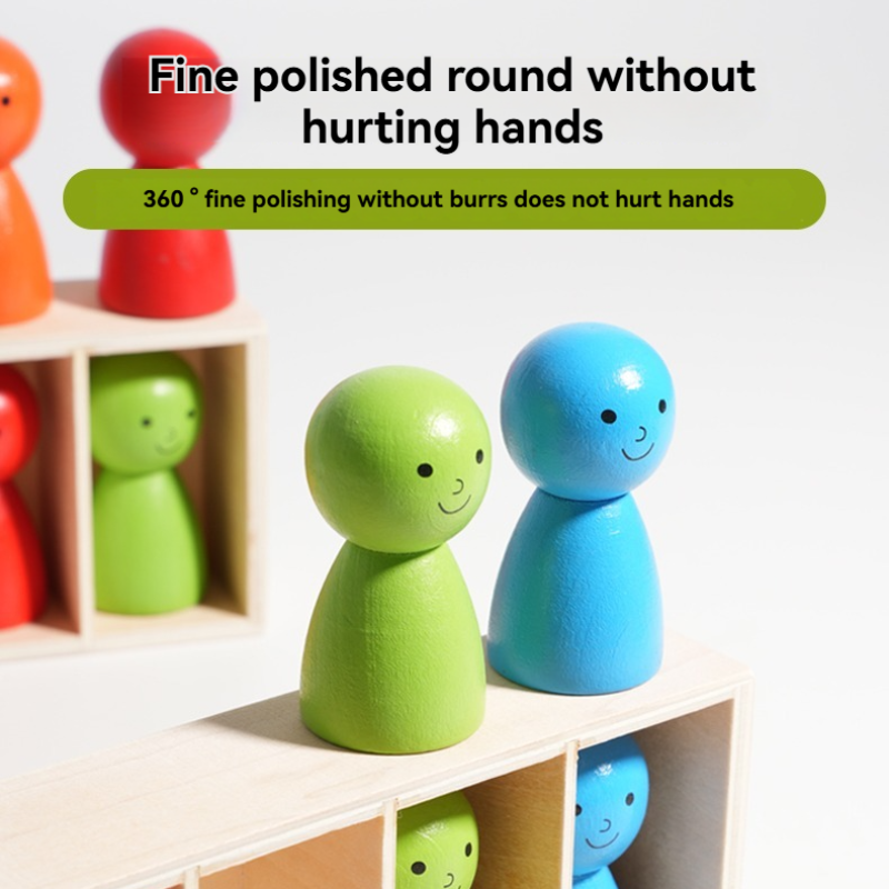 WoodenMatch – Clever & Verspielt – Montessori-Farbspiel