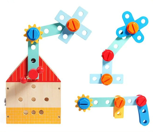 Busy Box™ - Entdecken & Lernen - Aktivitätsbox aus Holz