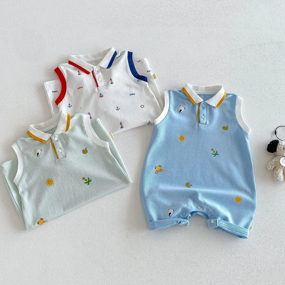 SunnyBaby – Bequem & niedlich – Polo-Strampler für Babys