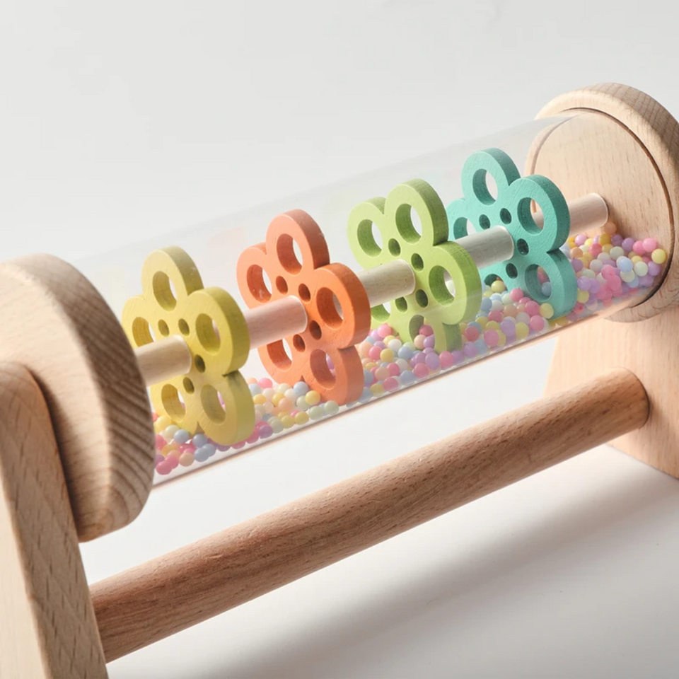 TinyMelody – Beruhigend & lehrreich – Musikspielzeug aus Holz mit Regengeräusch