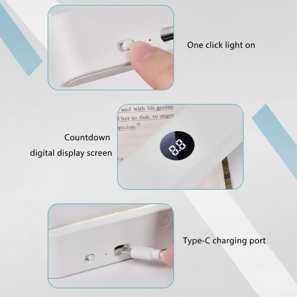 LumiPanel – LED & gesunde Augen – Dimmbare USB-Leselampe
