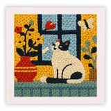 ThreadArt – Handgefertigt & farbenfroh – Tier-Stickset