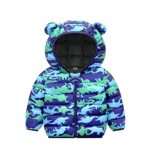 Mini Fashion™ - Polyester Wintermantel mit Kapuze