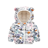 Mini Fashion™ - Polyester Wintermantel mit Kapuze