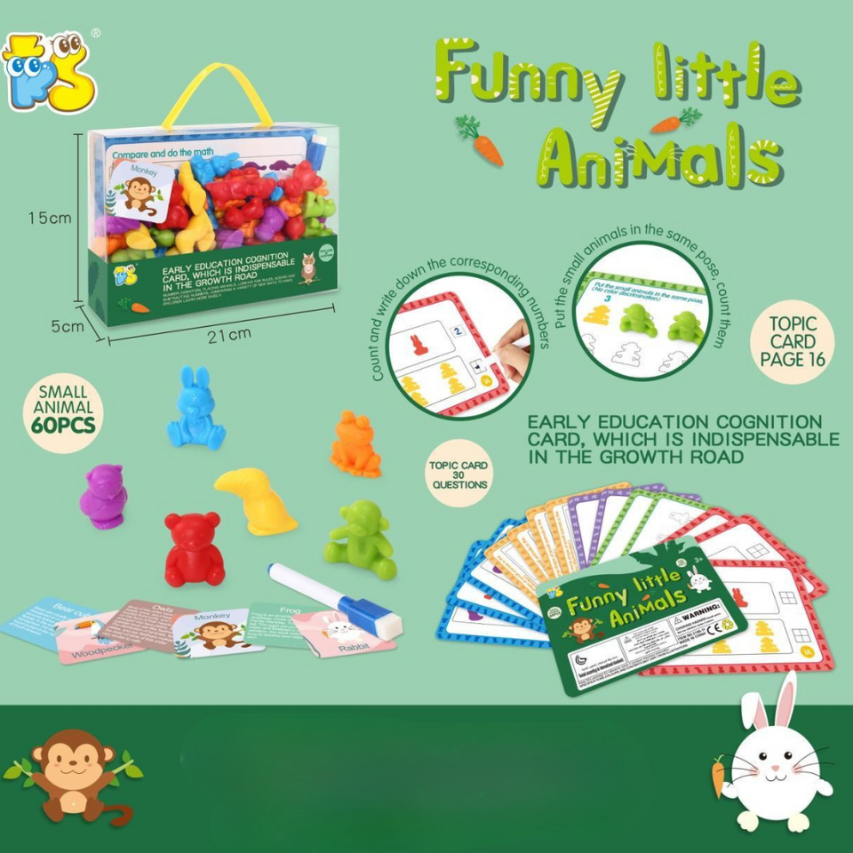 Rainbow Teddy Bears Toys™ - Pädagogisch & kreativ - Regenbogen Zählende Bären